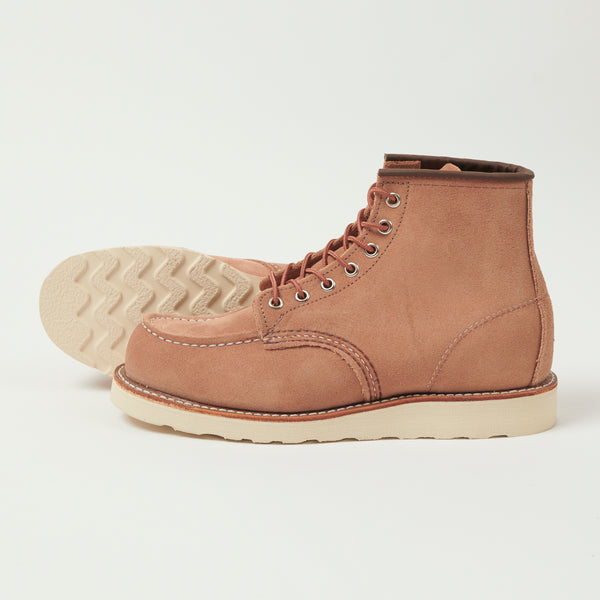Red Wing 8208 6" Moc Toe Boots - Dusty Rose