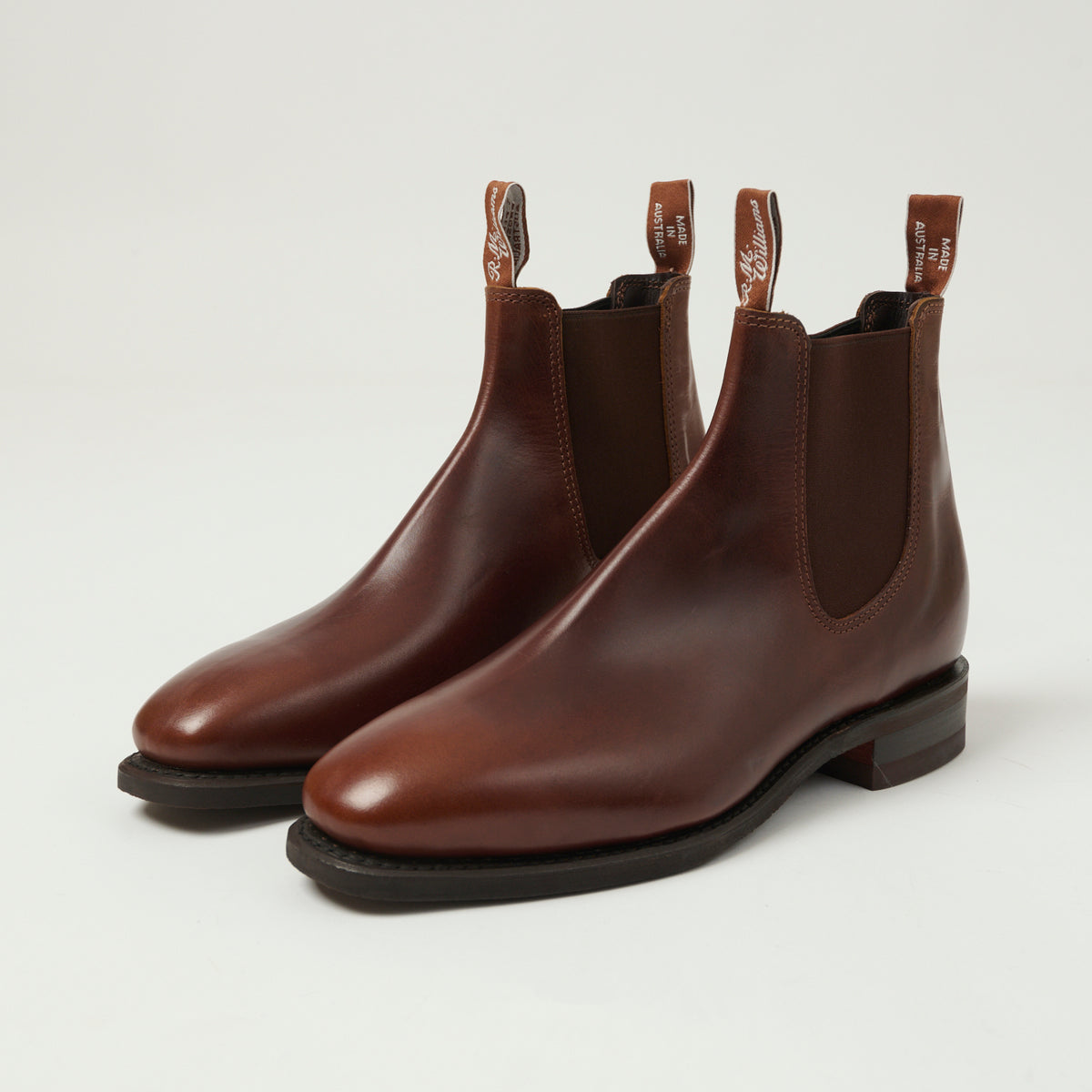 RM Williams Craftsman Boots Mens AU 7 G US 8 Brown Leather Chelsea Ankle Boot RM Williams Comfort Craftsman | Philip Morris & Son main image 4