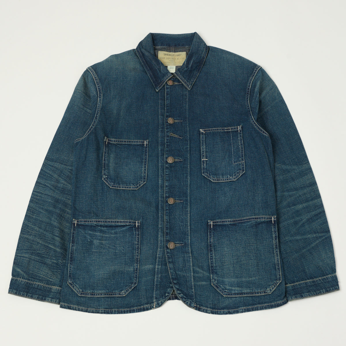 RRL Cotton-Linen Denim Engineer Jacket - Mid Wash – SON OF A STAG