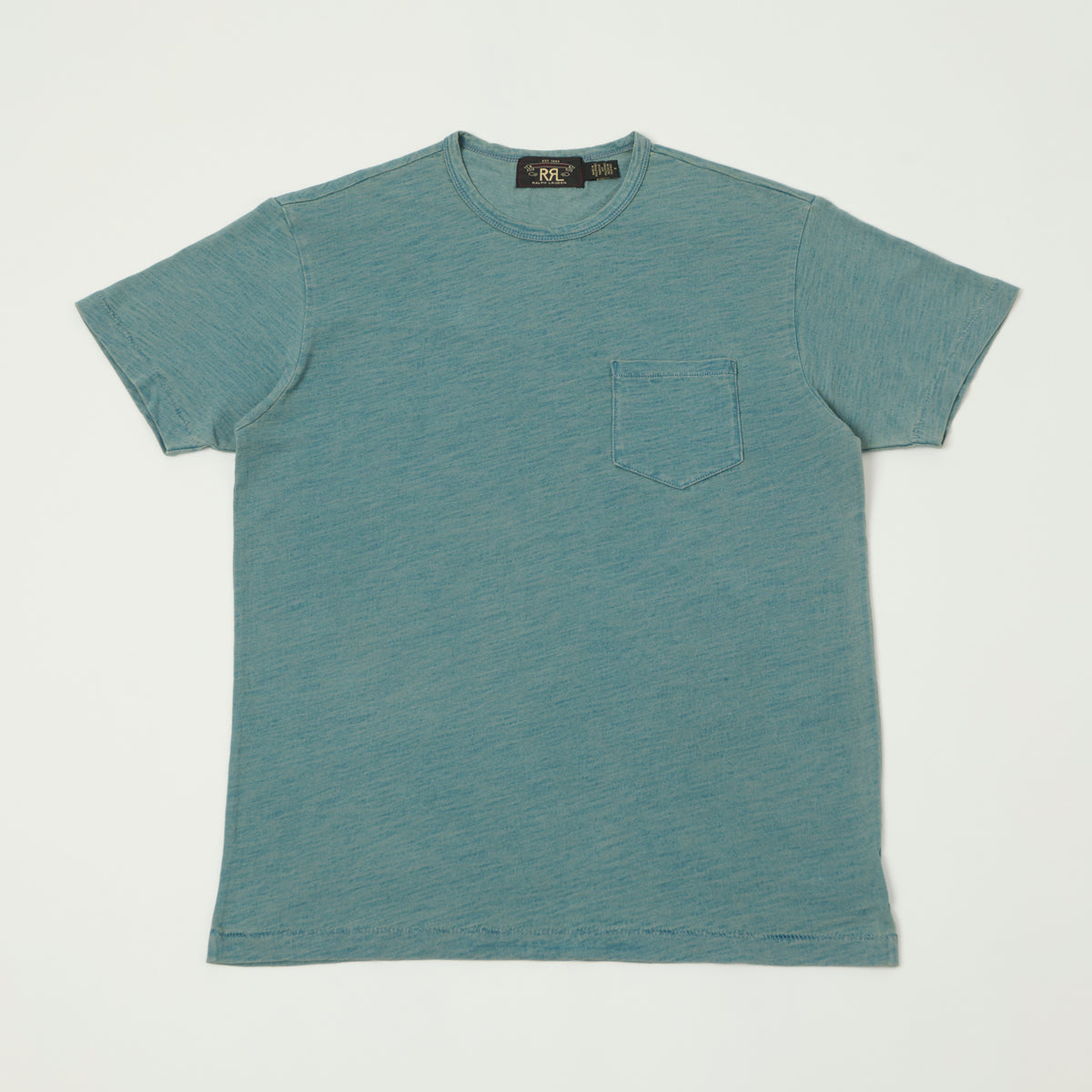 RRL Washed Jersey Pocket T-Shirt - Light Indigo – SON OF A STAG