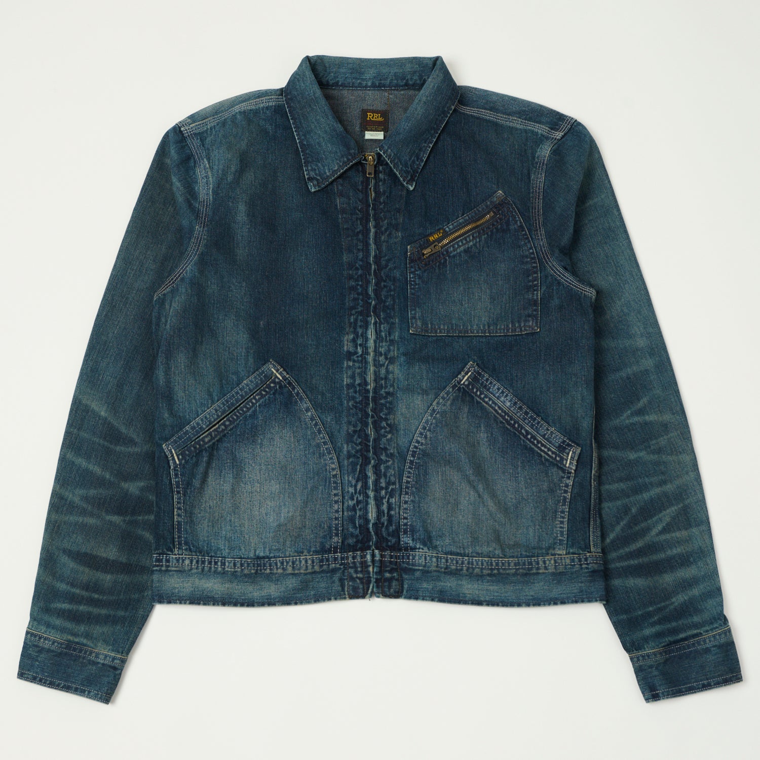 新品 25 ss RRL Leyton インディゴ デニム ジャケット M RRL 'Leyton' Denim Jacket - Indigo – SON OF A STAG
