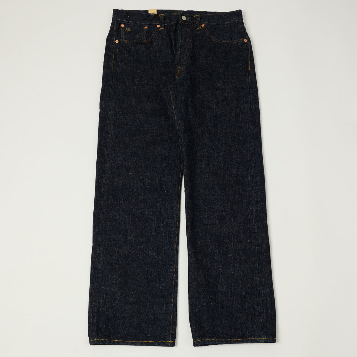 RRL Limited-Edition Vintage 5-Pocket Wide Straight Jean - Rinsed 