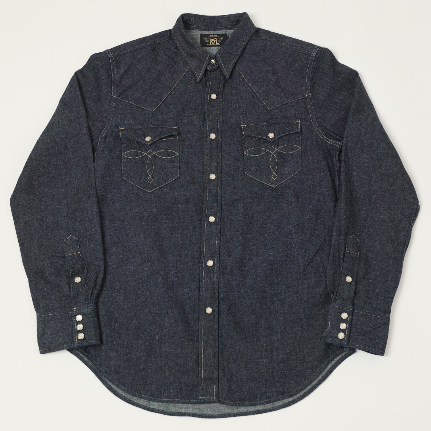 ジャケット・アウター RRL Denim Western Shirt Jacket M ジャケット・アウター RRL Denim Western Shirt Jacket M Rrl