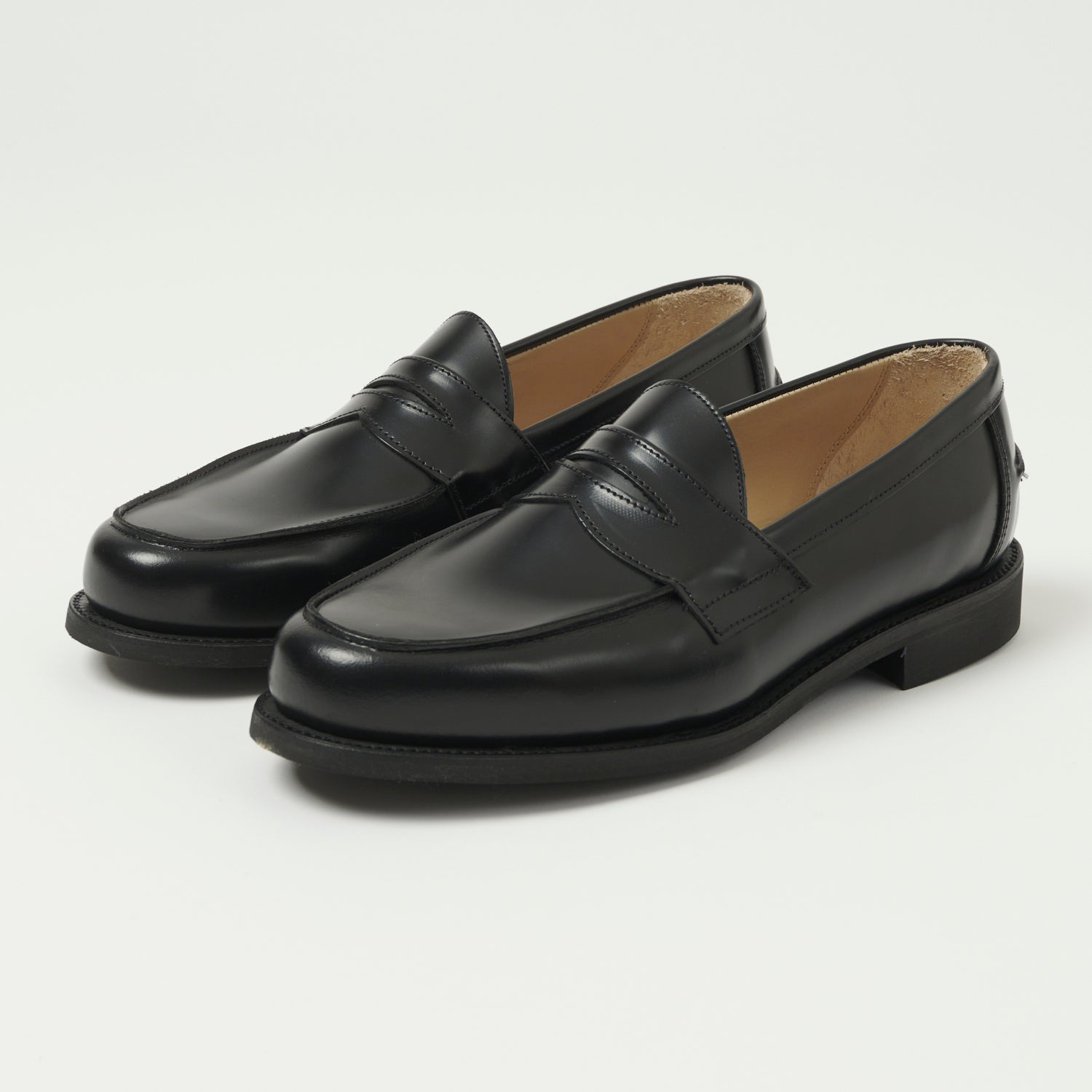 Sanders Butt Seam Loafer Shoe - Black