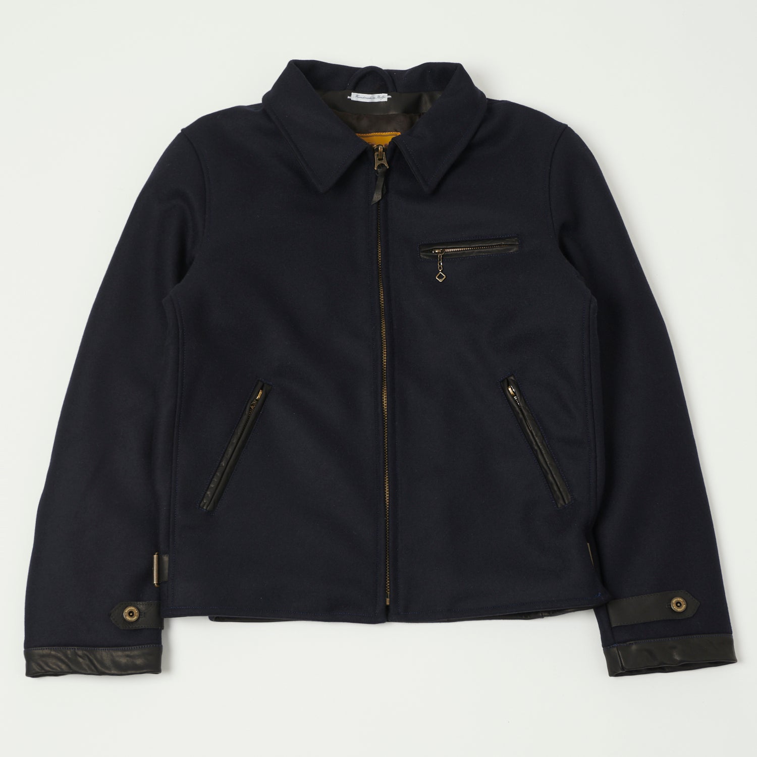 Shangri-La Heritage 'Varenne' Melton Wool Jacket - Navy Blue – SON