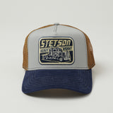 Stetson 'Heavy Duty' Trucker Cap - Blue/Brown