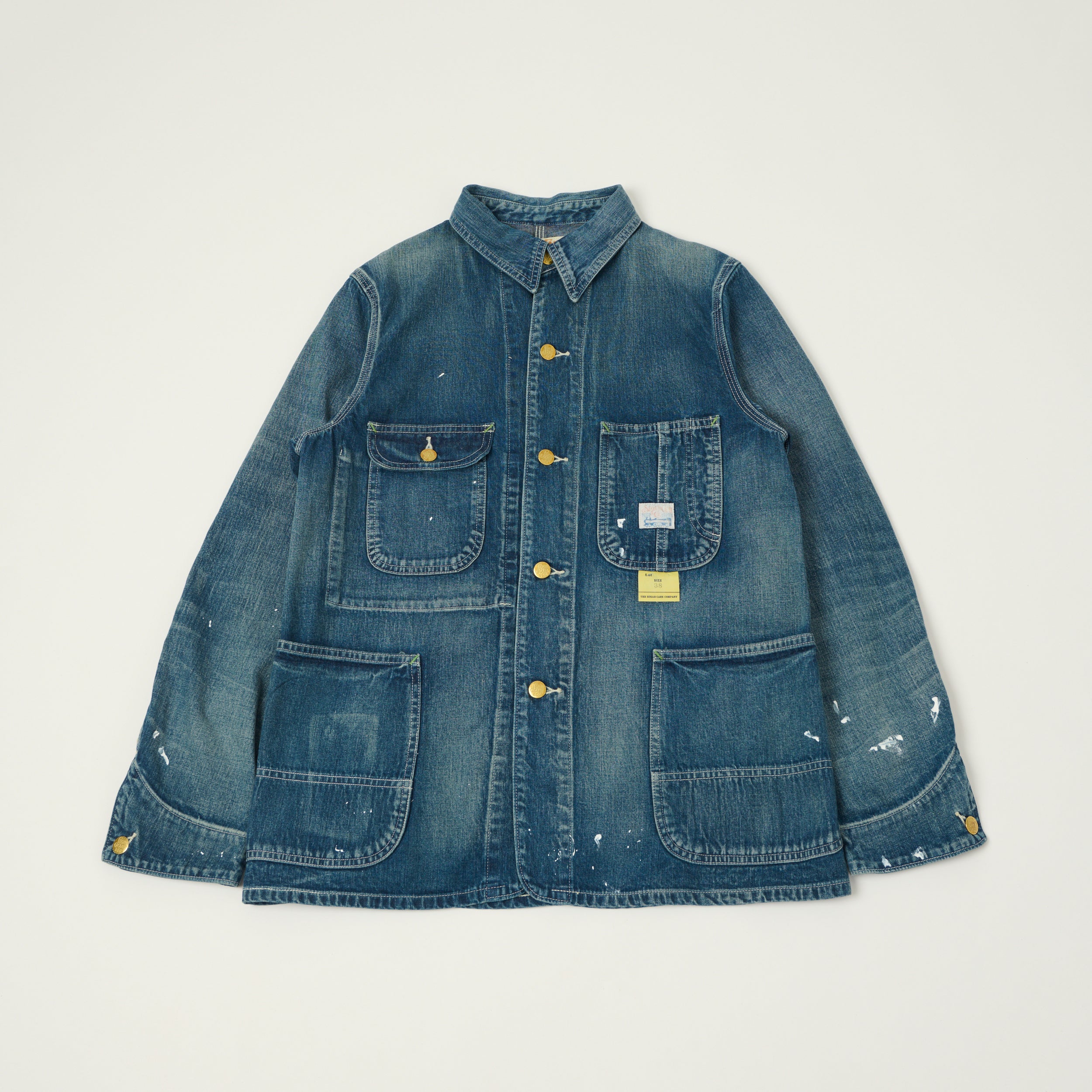 Sugar Cane 11oz Denim Work Coat - Splatter Wash – SON OF A STAG