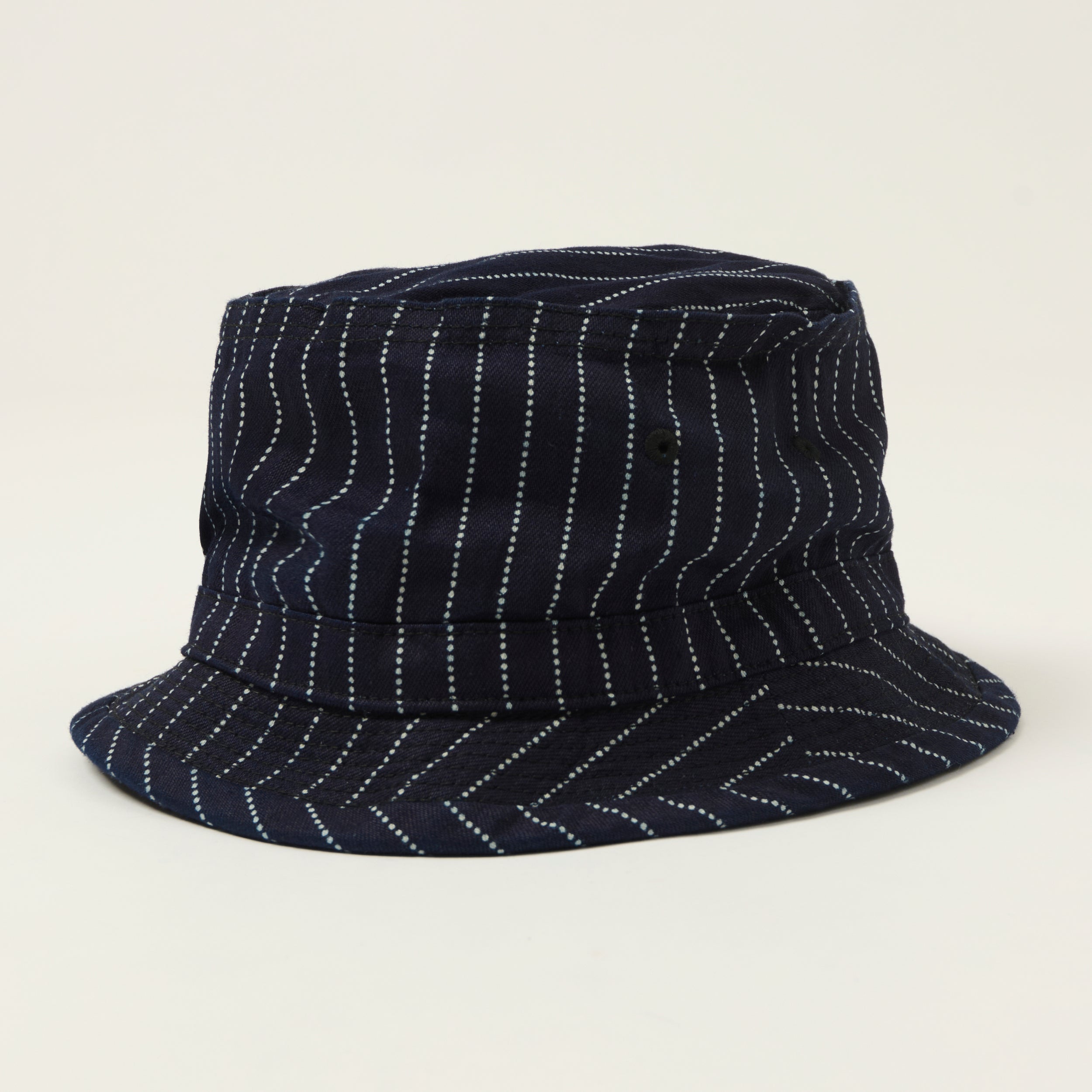 Sugar Cane Wabash Stripe Porkpie Hat - Indigo – SON OF A STAG