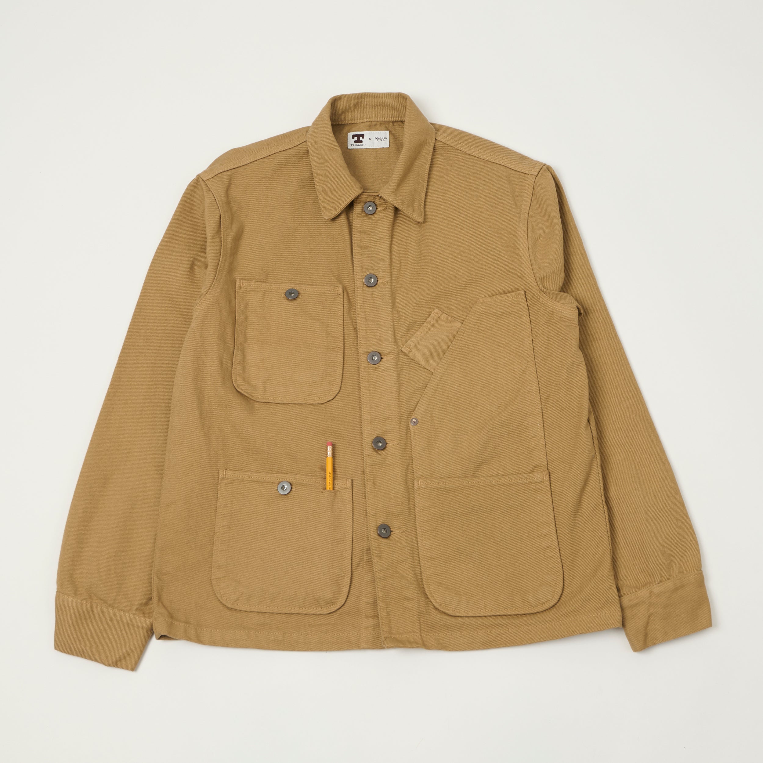 Tellason 13oz Denim Chore Jacket - British Tan – SON OF A STAG