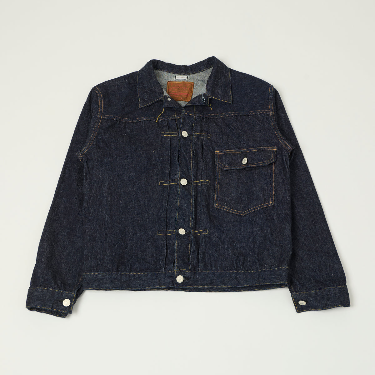 Warehouse & Co 2001 Duck Digger T-Back Type I Denim Jacket - One 
