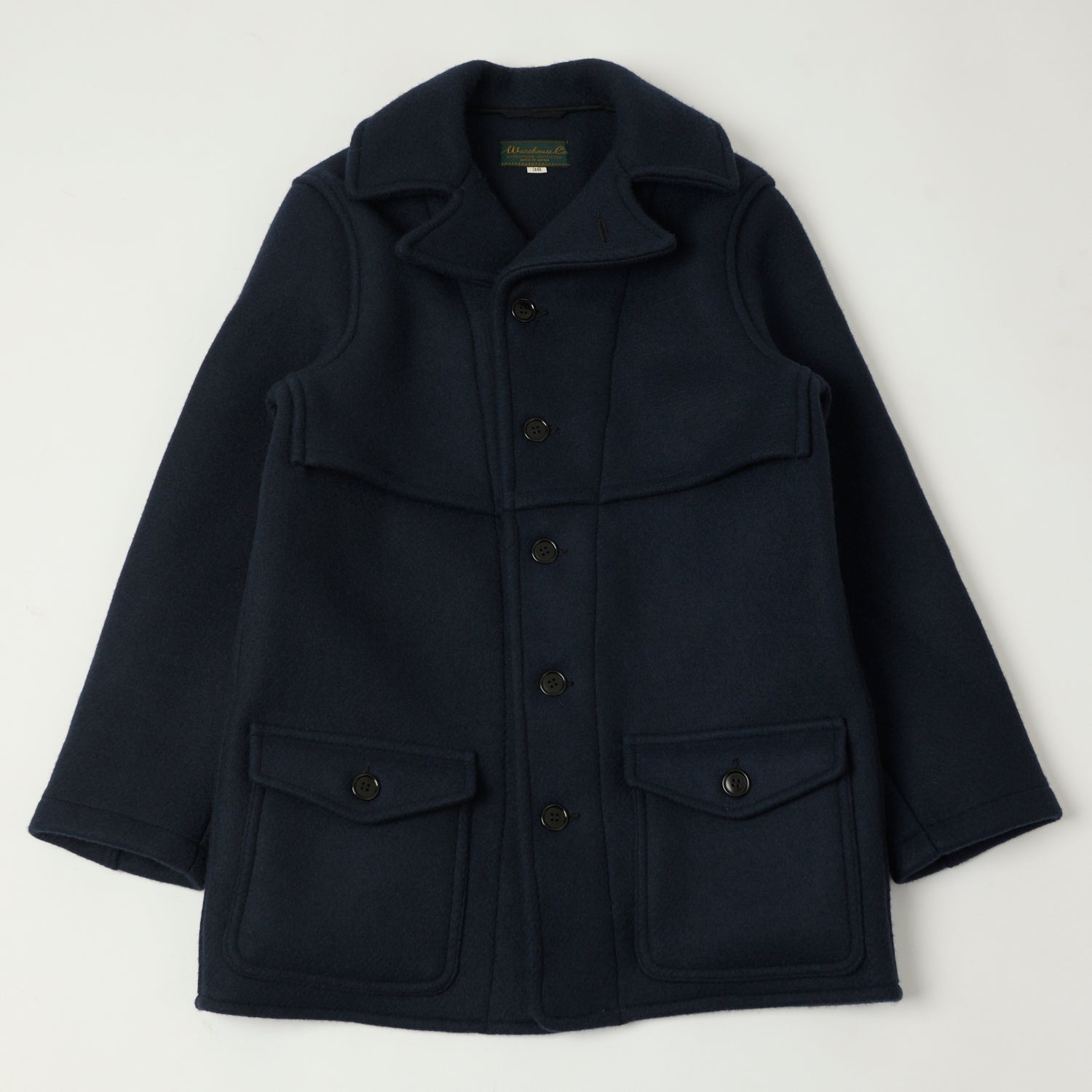 Warehouse & Co 2228 1930'S U.S. Army Wool Mackinaw Coat - Dark
