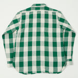 Warehouse 3104 '23 'A Pattern' Flannel Shirt - Green