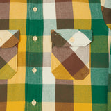 Warehouse 3104 '23 'E Pattern' Flannel Shirt - Multi