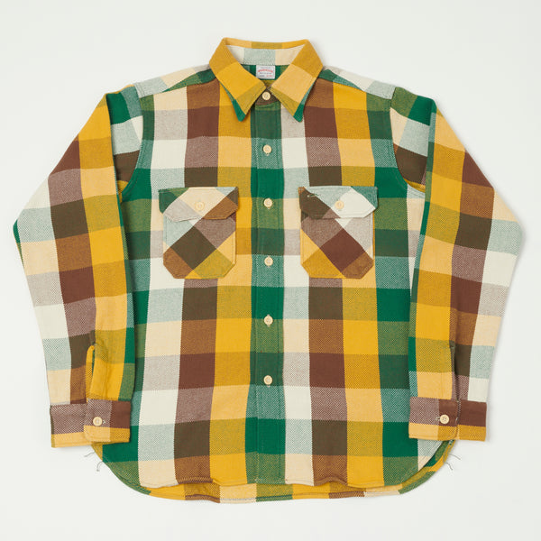 Warehouse 3104 '23 'E Pattern' Flannel Shirt - Multi
