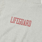 Warehouse 484 'Lifeguard' Reverse Weave Hooded Sweatshirt - Heather Grey