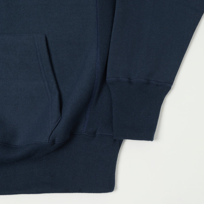Warehouse 484 'Syosset' Reverse Weave Hooded Sweatshirt - Navy