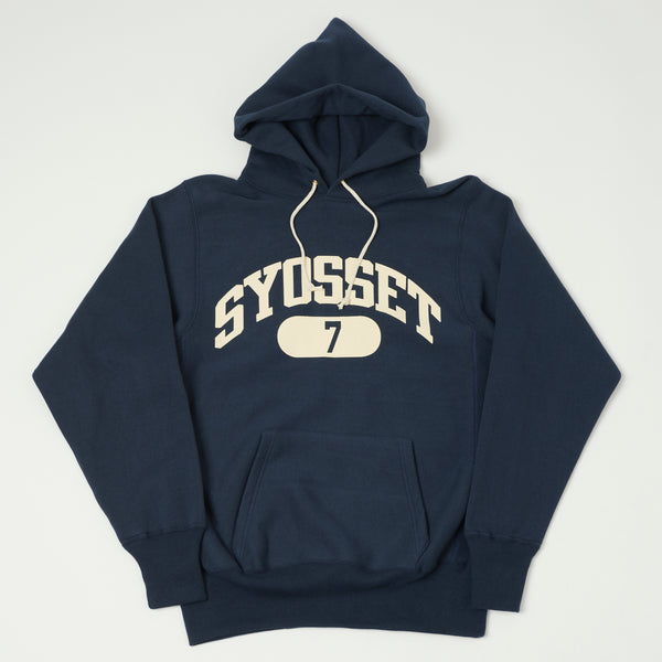 Warehouse 484 'Syosset' Reverse Weave Hooded Sweatshirt - Navy