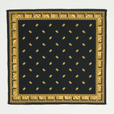Warehouse 5240 'Domino' Pattern Bandana - Black