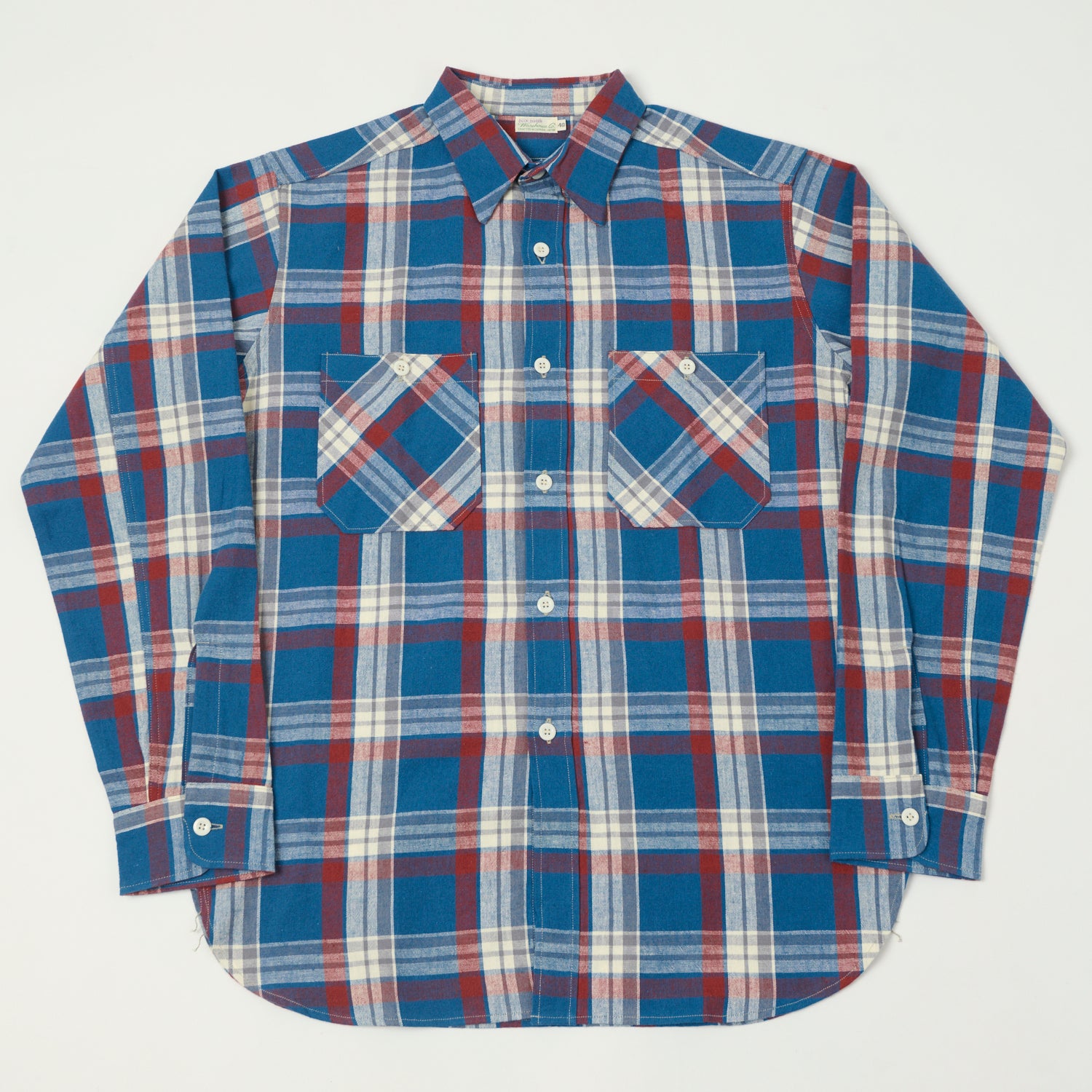 Warehouse & Co 3055 Duck Digger Plaid Work Shirt - Blue – SON OF A