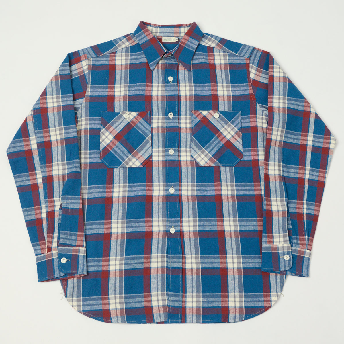 Warehouse & Co 3055 Duck Digger Plaid Work Shirt - Blue – SON OF A 