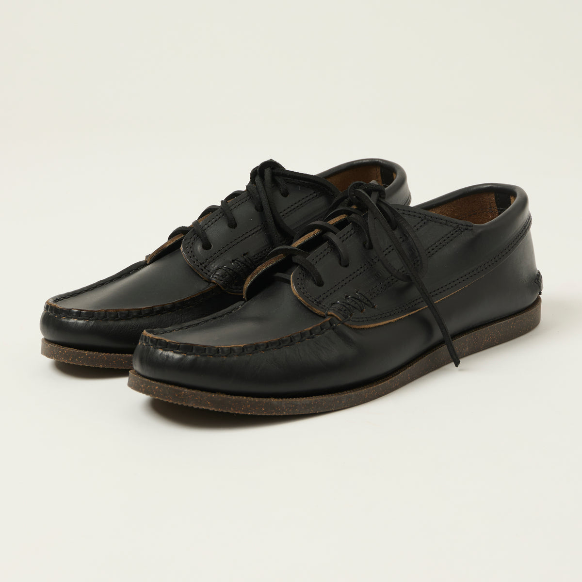 Yuketen Angler Moc Toe w/ Camp Sole - Grizzly Black – SON OF A STAG