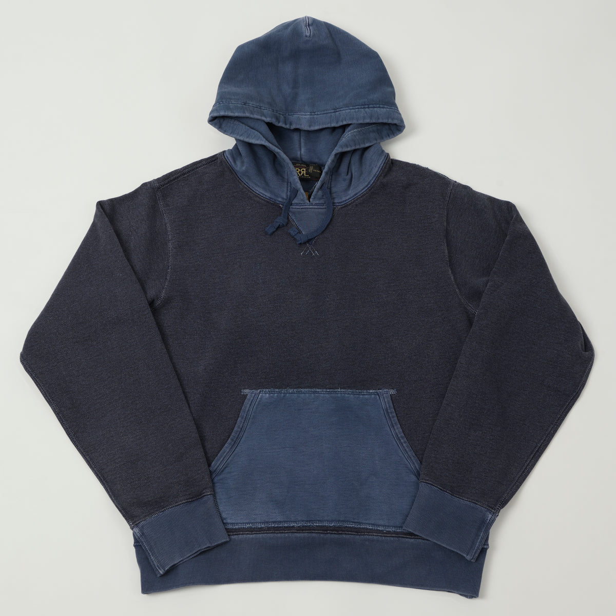 RRL Garment-Dyed French Terry Hoodie - Navy – SON OF A STAG