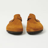 Birkenstock Boston Suede Leather Shoe - Mink