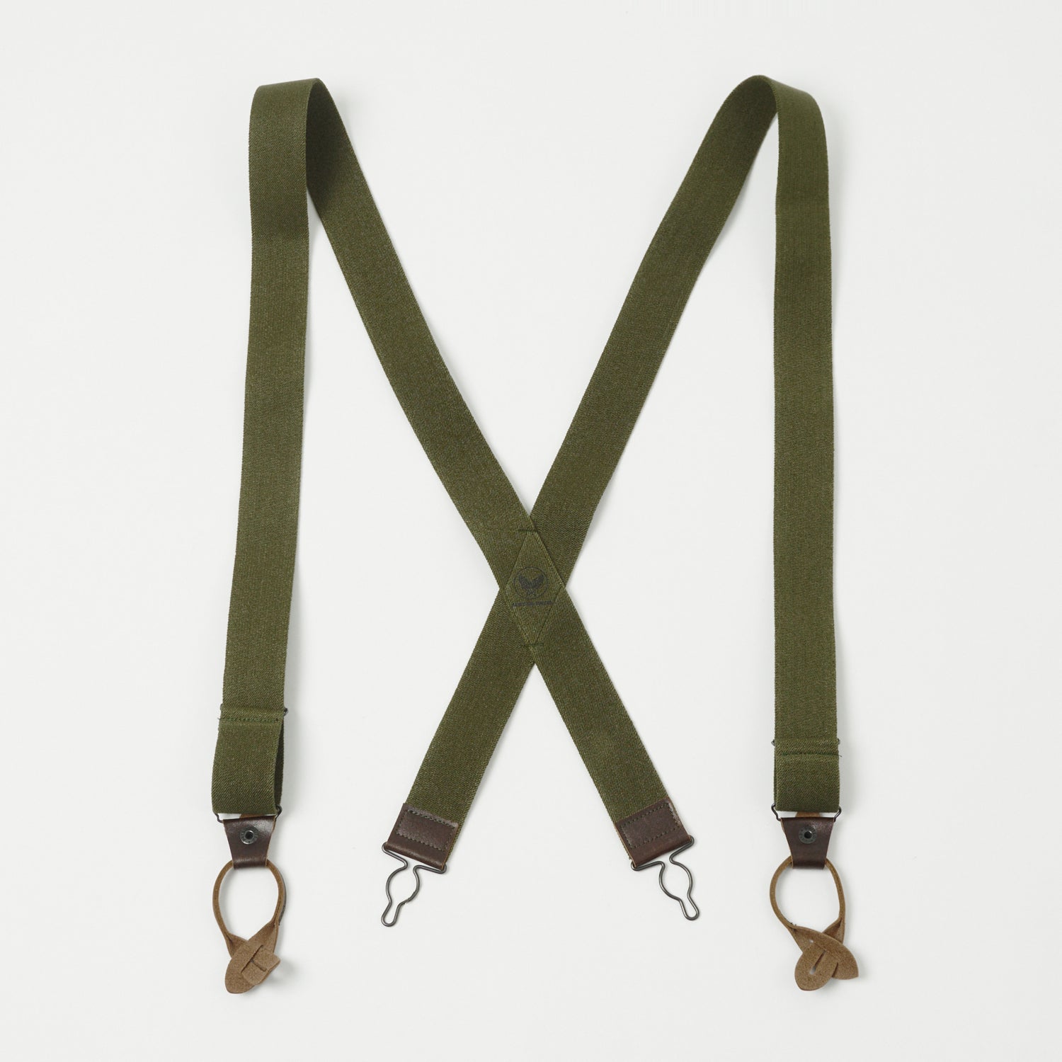 Buzz Rickson's A-11 Trouser Suspenders - Olive