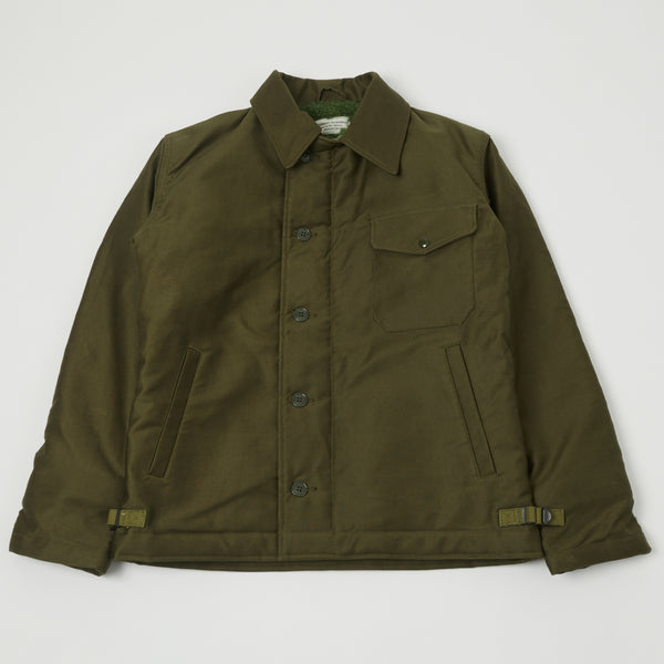 Buzz Rickson's Type A-2 Jungle Cloth Deck Jacket - Olive