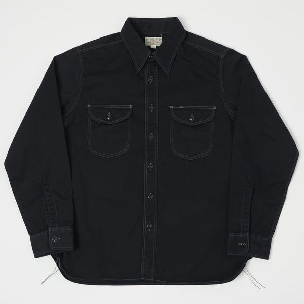 Buzz Rickson's Herringbone Work Shirt - Black