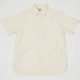 Buzz Rickson's BR35857 S/S Chambray Shirt - White