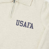 Buzz Rickson's U.S. Air Force Academy Half Zip Sweatshirt - Oatmeal