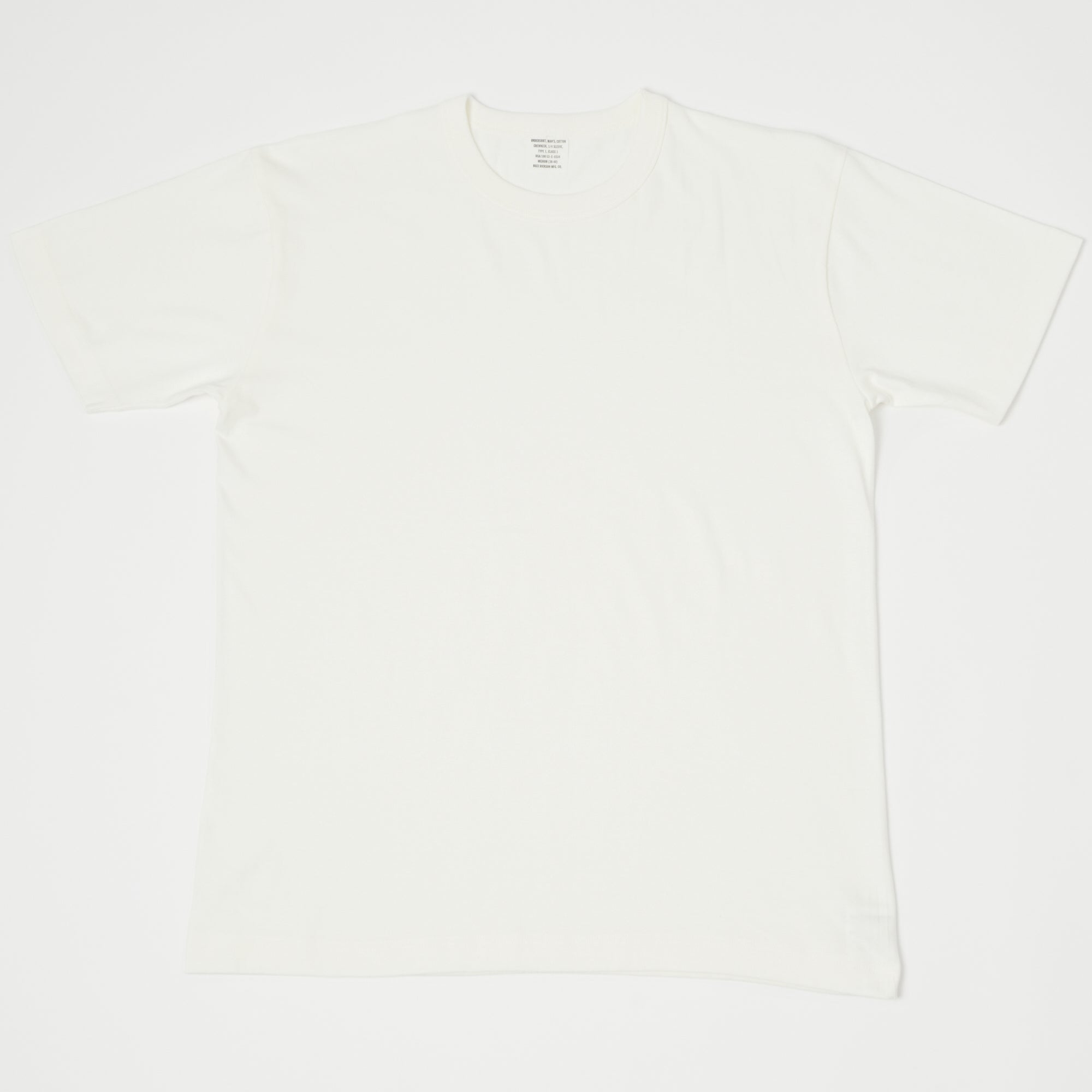 Buzz Rickson Gov. Issue Blank T-Shirt - Black
