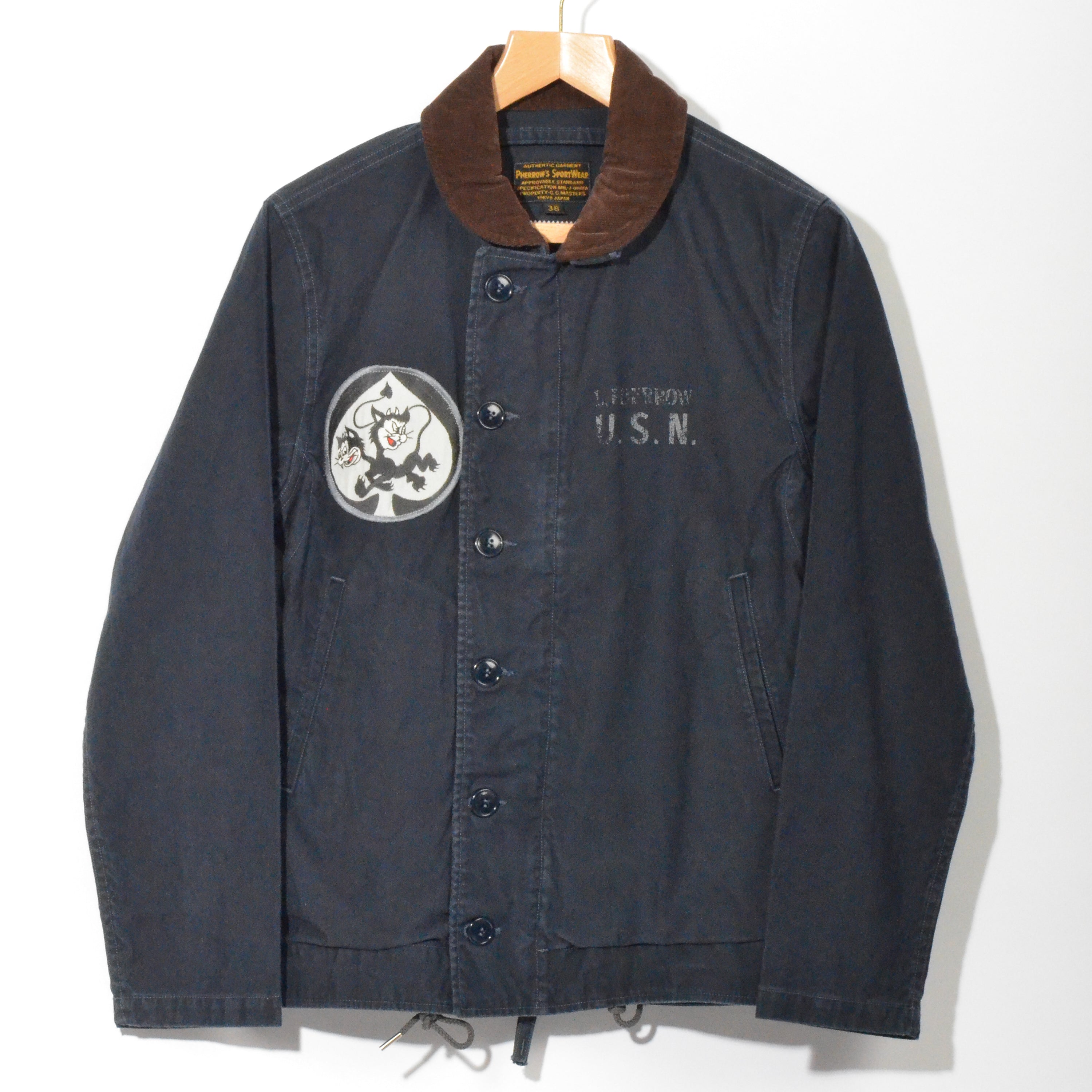 Pherrow's 16S-PN-1 N-1 Deck Jacket - Navy | SON OF A STAG