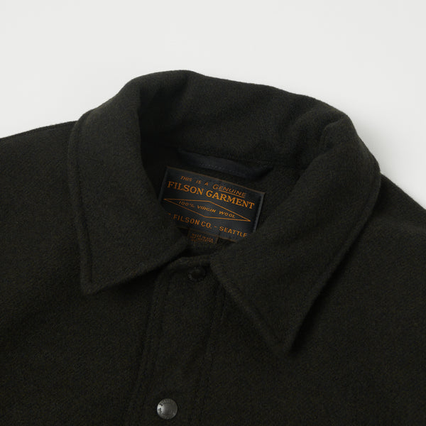 Filson Mackinaw Wool Work Jacket - Peat Black