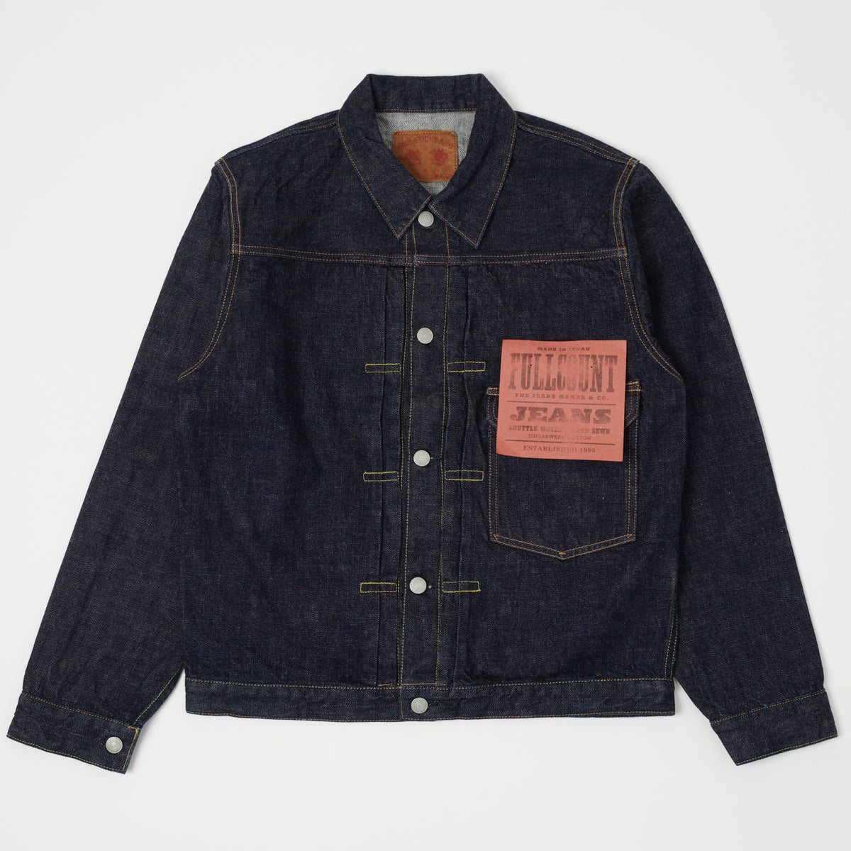 FULLCOUNT フルカウント 2107XX Type 1 Denim Jacket Heavy Oz (One 