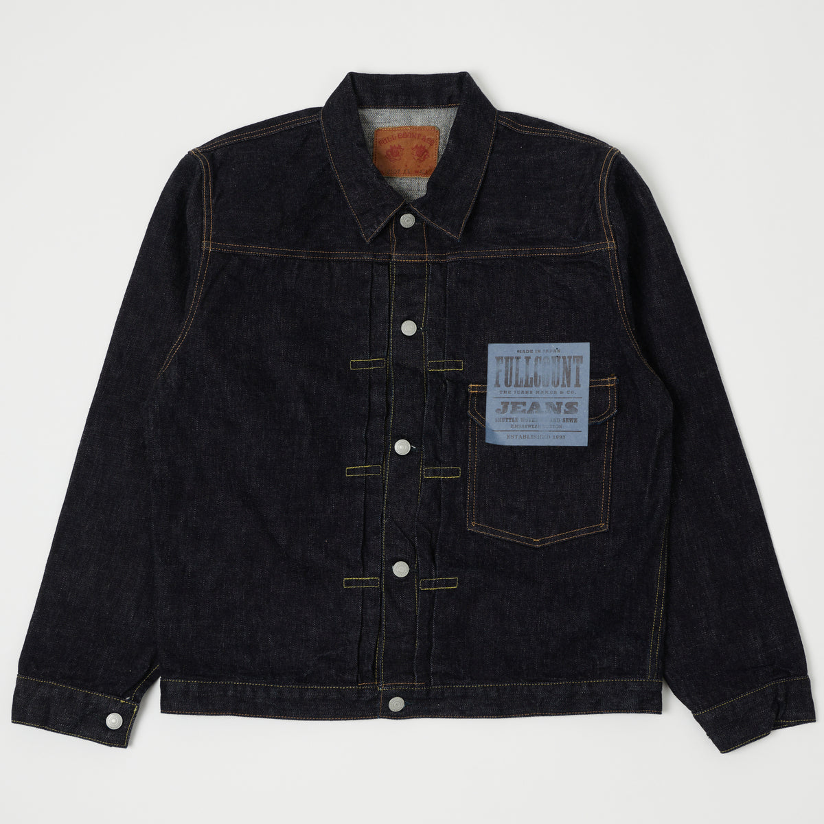 FULLCOUNT 2107XX 15.5oz Type I Denim Jacket - One Wash – SON OF A STAG