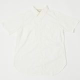 Full Count 4821 5oz Original Selvedge S/S Chambray Shirt - White