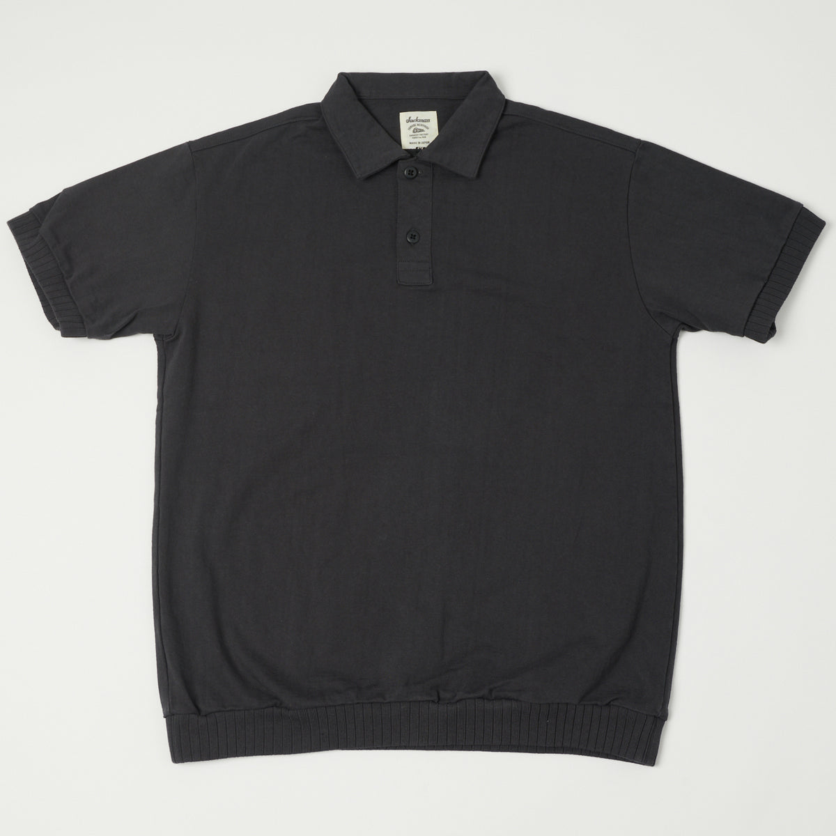 Jackman Dotsume Owners Polo Shirt - Charcoal – SON OF A STAG