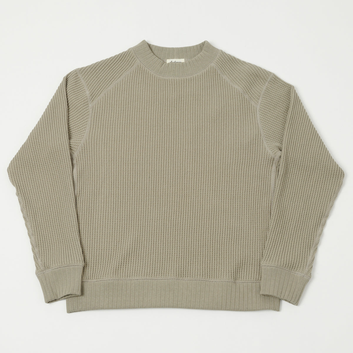 Jackman Midneck Waffle Sweatshirt - Shadow Khaki – SON OF A STAG