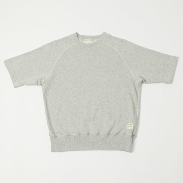 Merz b. Schwanen RGSW02 Short Sleeve Sweatshirt - Heather Grey