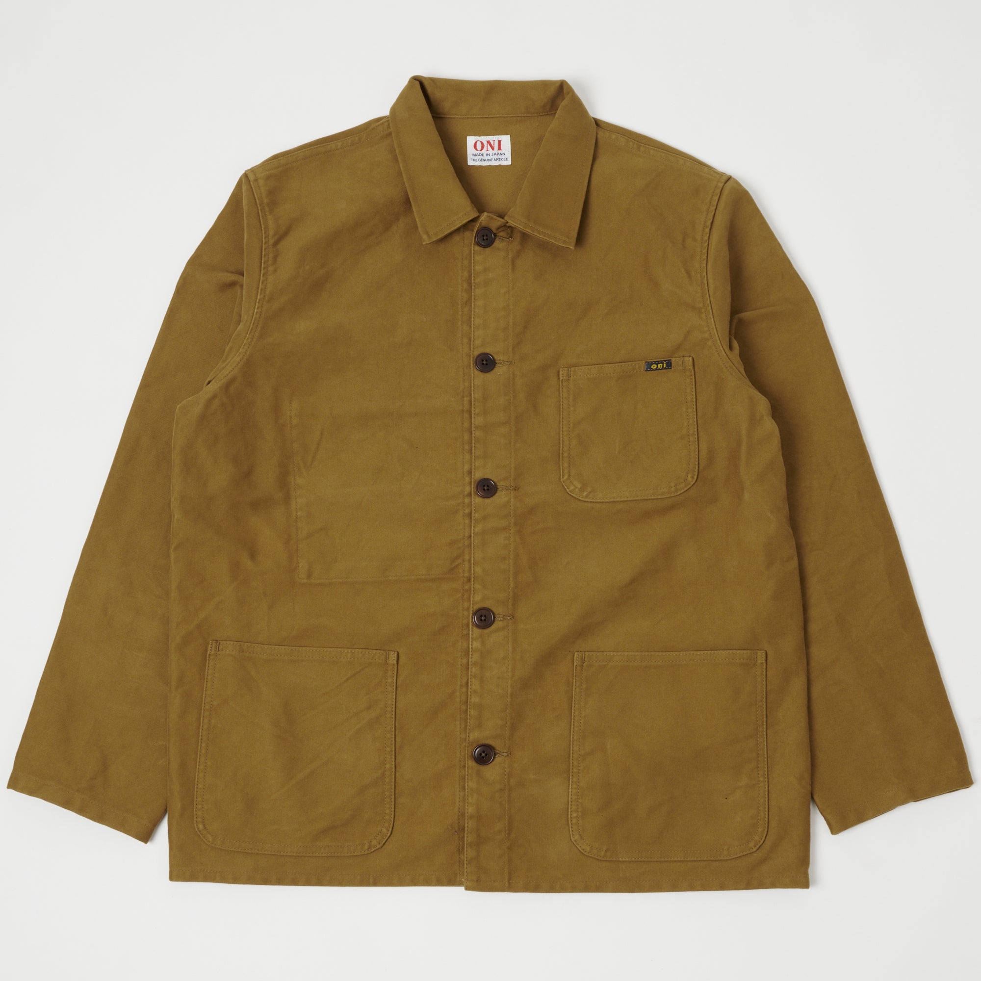MOLESKIN COVERALL JACKET(BLACK) – ANCELLM