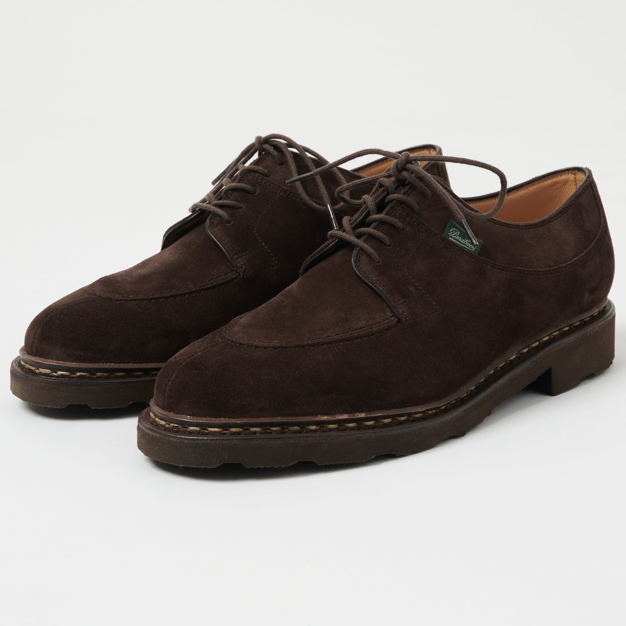 Paraboot Avignon Griff Shoe - Brown Velours Congo | SON OF A STAG