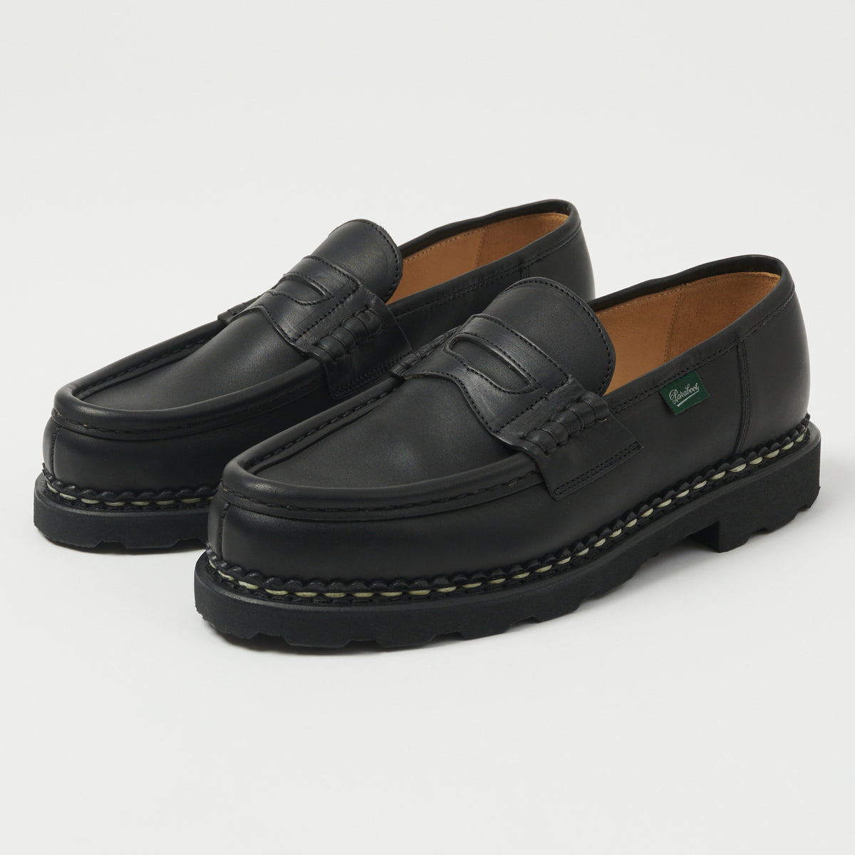 Paraboot Reims Marche Loafer - Black Lisse Noir – SON OF A STAG