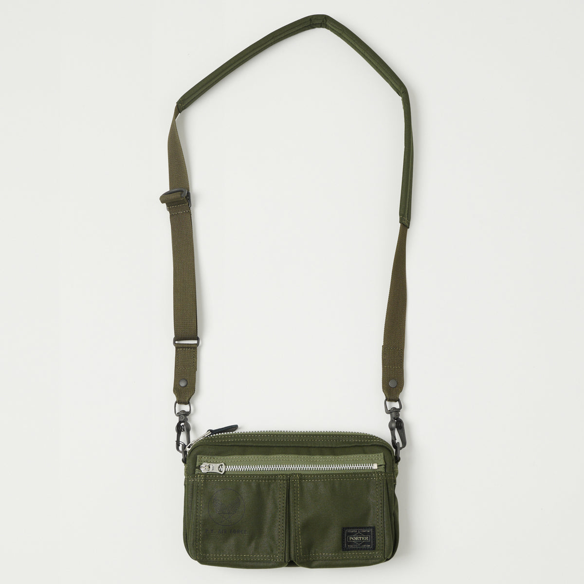 Porter-Yoshida & Co. Flying Ace 2Way Shoulder Bag - Olive Drab 