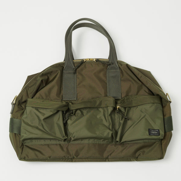 Porter-Yoshida & Co. Force 2-Way Duffle Bag - Olive Drab
