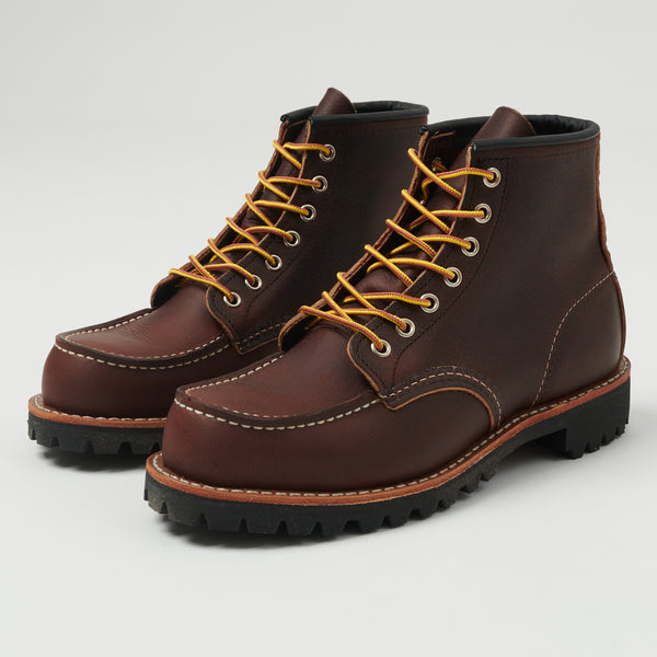 Red Wing 8146 Roughneck Moc Toe Work Boot - Briar Oil Slick