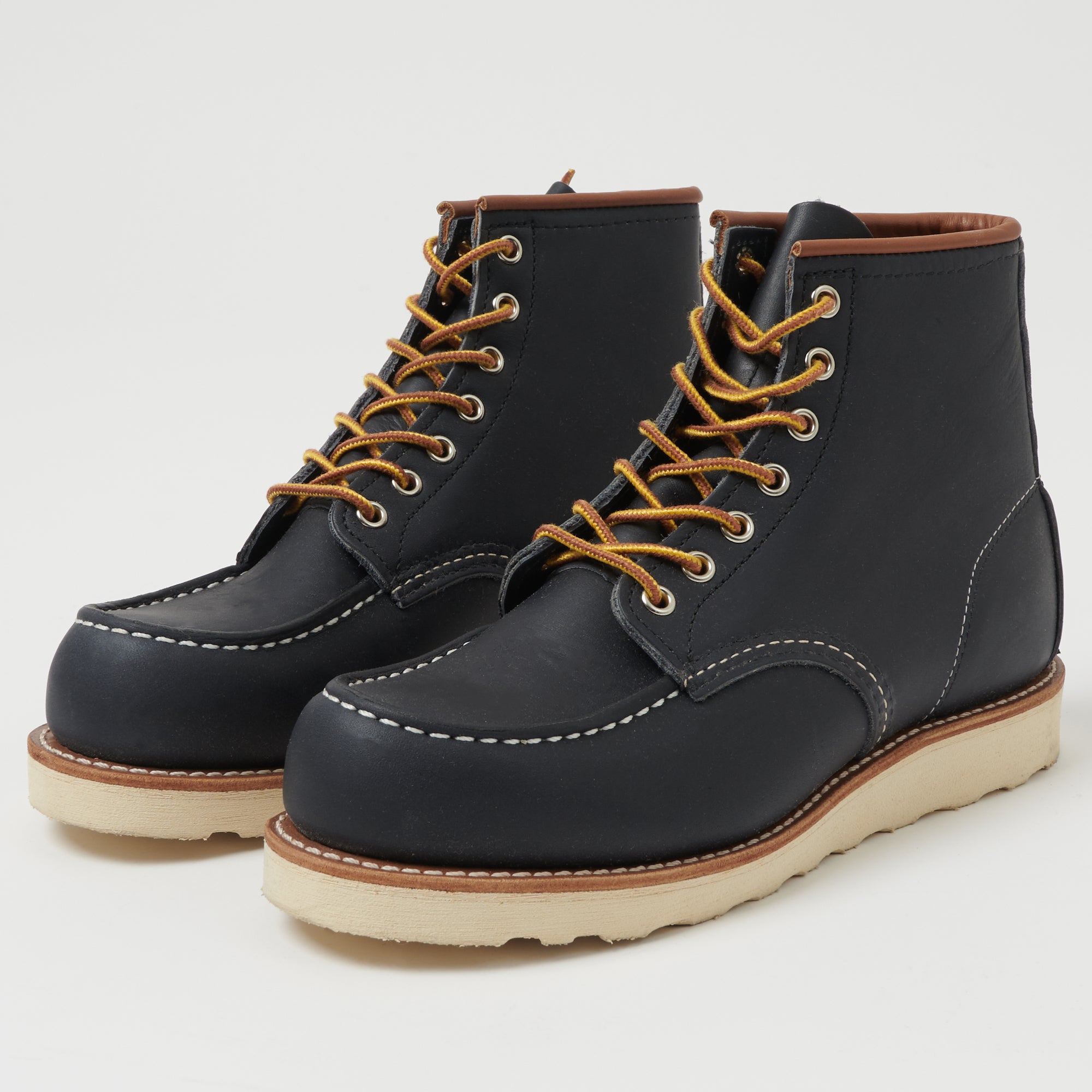 Navy blue shop red wing boots