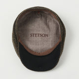 Stetson 6840106-56 Hatteras Wool Flat Cap - Brown Melange