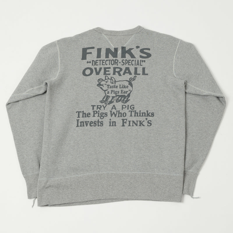 Studio D'artisan 'Fink's Overall' Sweatshirt - Heather Grey